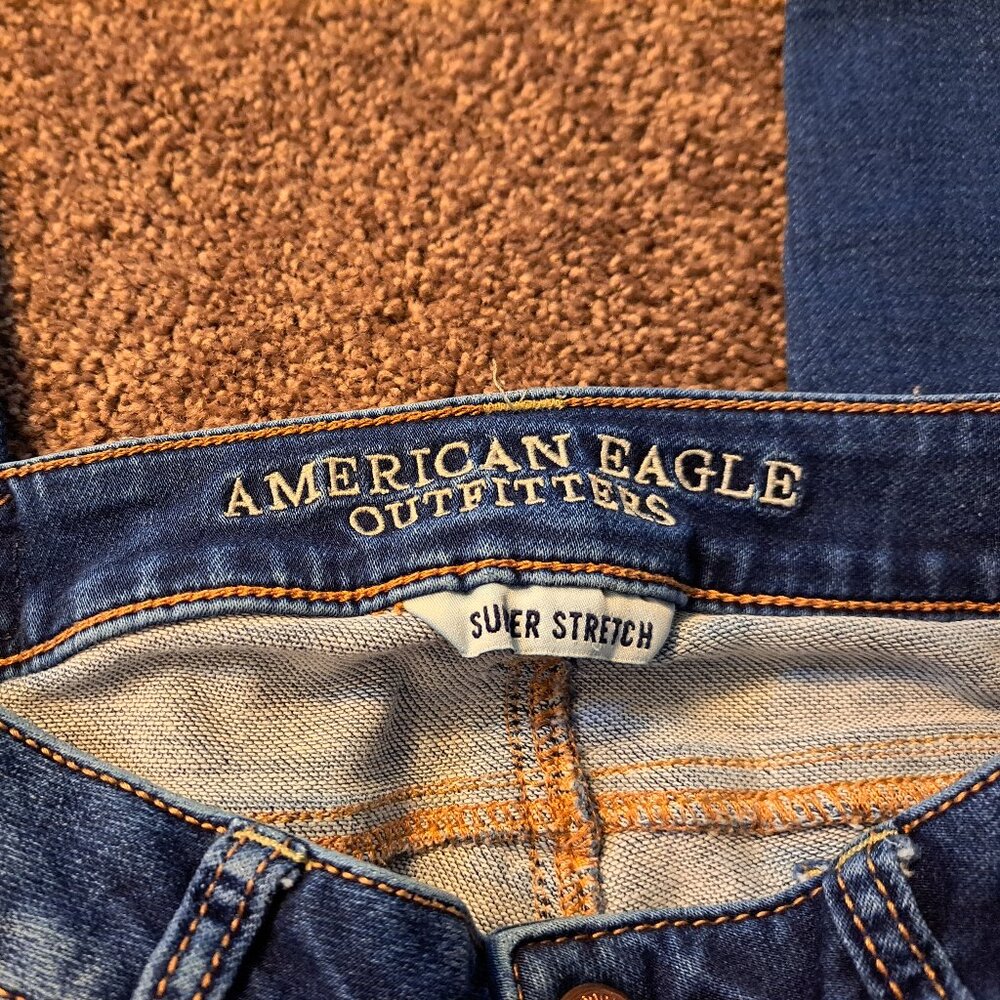 American Eagle Super Stretch Jegging Crop/Capri Jeans - Picture 4 of 9